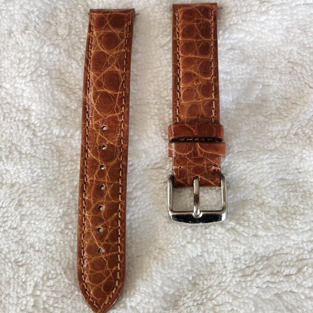 16mm Genuine Alligator Watch Band